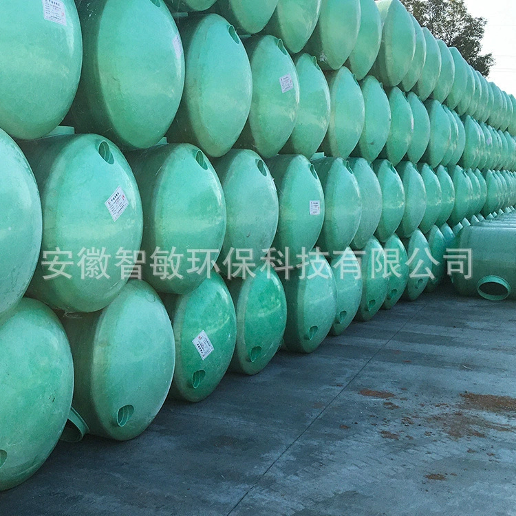 Аньхой завод FRP смазочная ловушка/септик 1-100m3 механический автоматический обмоточный резервуар для хранения сточных вод