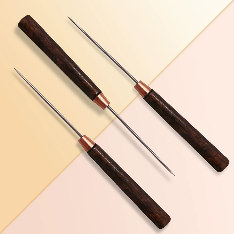 Сверлильный конус Сверхдлинный с острым позиционированием деревянный хвостовик шило тонкая игла ручная старомодная игла конус иглы