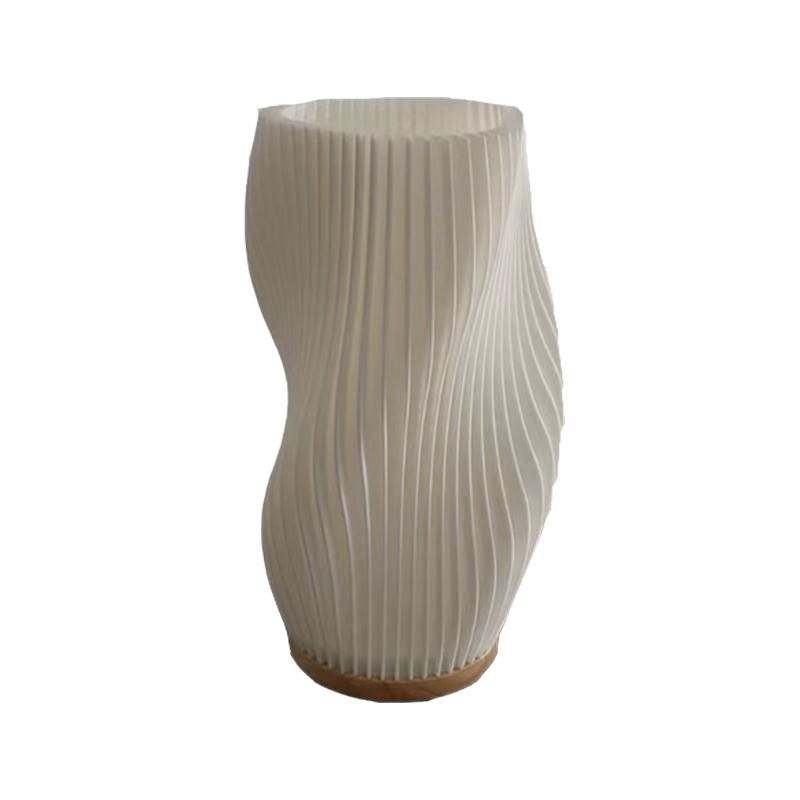 Decoración nórdica de madera maciza lámpara de mesa recargable 3D cama creativa lámpara de ambiente decoración sala de estar dormitorio luz nocturna transfronteriza