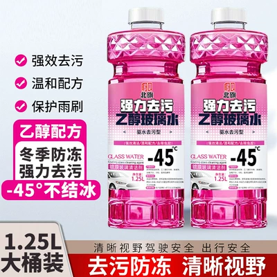 anti-freeze glass water, winter crystal-coated – Glass agent - 1-bottleglass-cleaner-15-anti-freeze-recommendation-minus-15-degrees-celsius