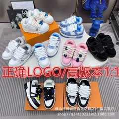 欧货驴家2025新款增高小胖丁面包鞋男女同款休闲情侣小白鞋运动鞋