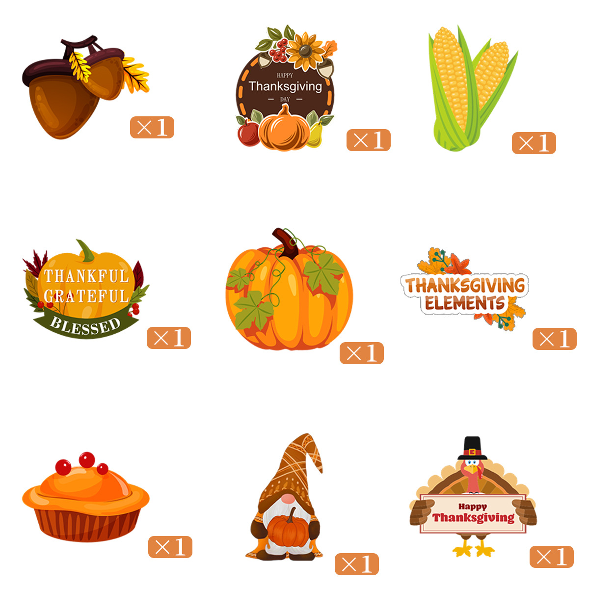 Thanksgiving Deko Kürbis Truthahn Seil Anhänger Herbst Wohndeko Anhänger_voghion.com