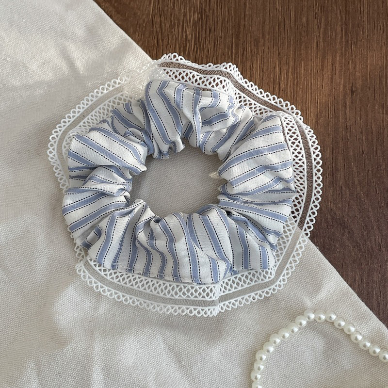 Encaje de alta calidad, diadema de intestino grueso, cuerda para la cabeza grande coreana, alta elasticidad y durabilidad, cola de caballo, banda de goma, bufanda cuadrada, accesorios para el cabello, sombreros