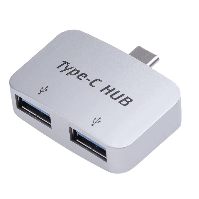 Тип-C3.1 до 2 порт USB2.0HUB хаб Type-C один пункт два ротора мобильный телефон компьютер универсальный