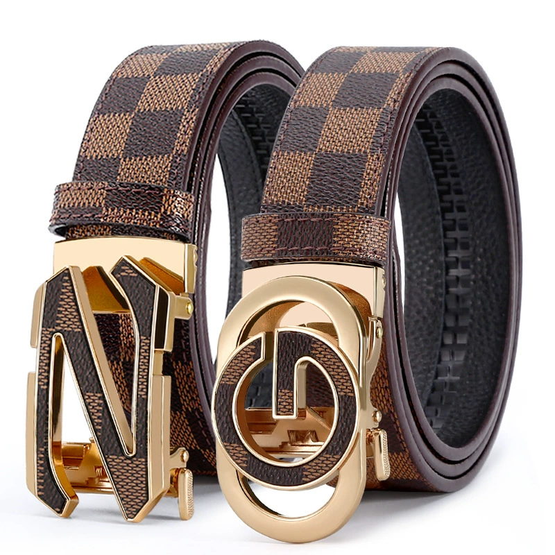 Мужская металлическая пряжка—письменная Burberry & ZD стили, металлическая пряжка, регулируемая 110–130 см