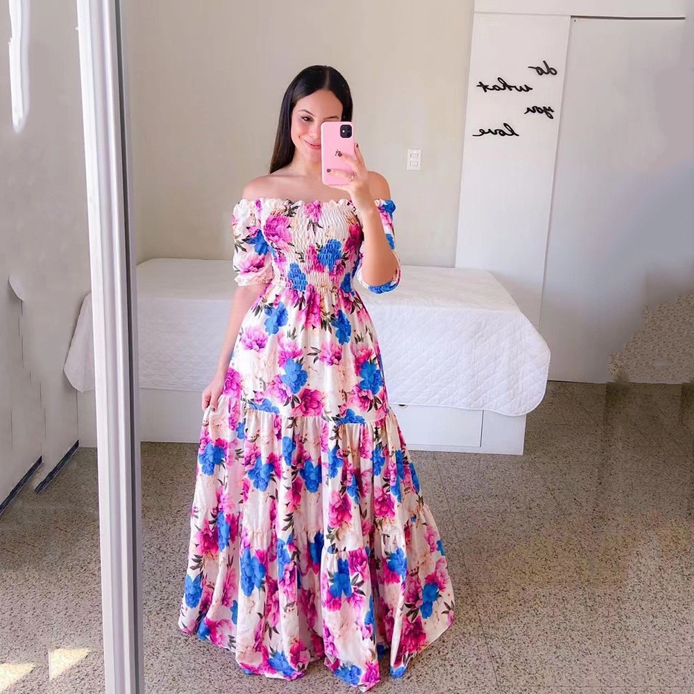 Women's Floral Summer Maxi Dress