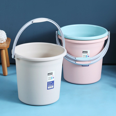 塑料水桶手提加厚洗衣桶家用多功能储水桶圆形桶宿舍洗衣桶装水桶