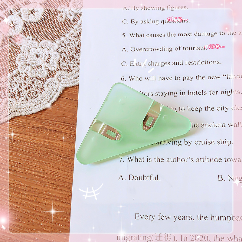 녹색 삼각형 클립 [가격은 1개입니다]