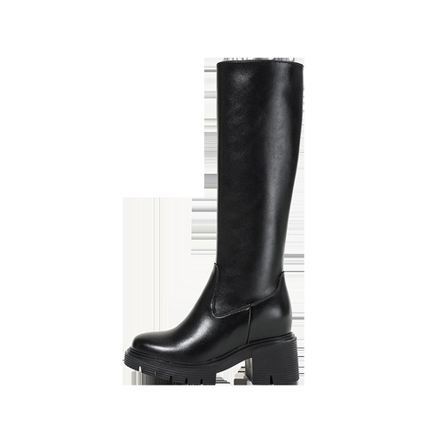  new long boots for women, knight boots for small people, thick soles, increased height, but not above the knee, women's mid-calf boots, small size women's boots