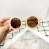 Cute children's sunglasses, matte glasses, decorations, family style, 1-8 years