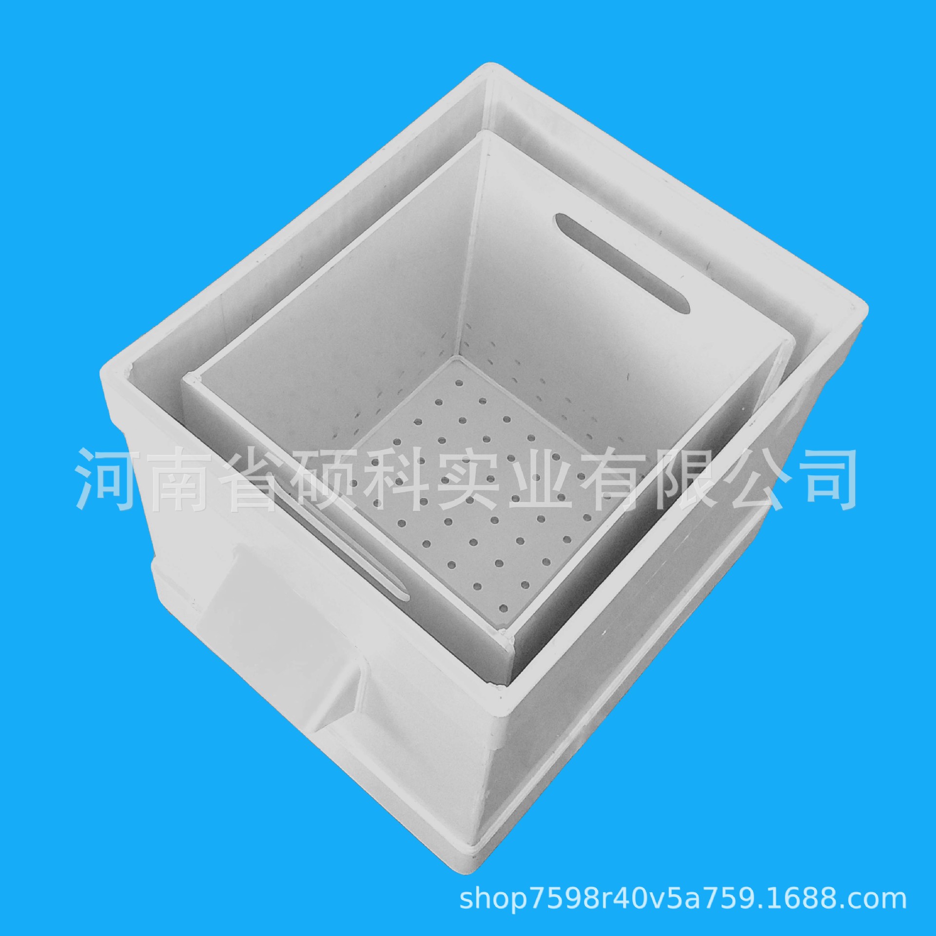 酸缸实验室用耐酸碱塑料浸泡缸 废液缸 聚丁烯缸PVFE酸缸可定做