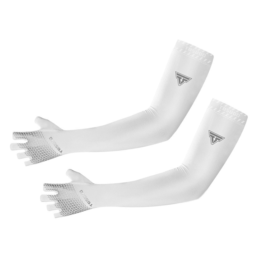 Captain Tas Ice Silk Sleeves Summer Sun Protection Hand Sleeves Fishing Driving Sports Men's and Women's Cycling Breathable Arm Guards Ice Sleeves