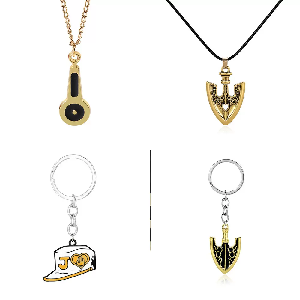 亚马逊欧美跨境新款周边项链钥匙扣耳环组合同款拉链吊坠