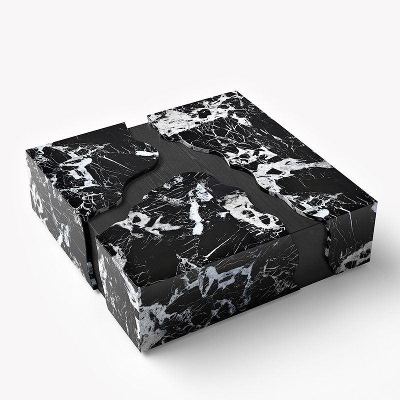 [불가리 블랙-대리석] 티 테이블 (정사이즈)