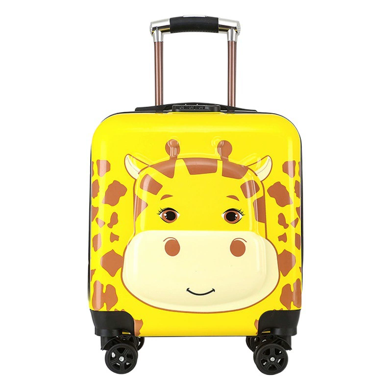 Оптовый Детский чемодан для багажа 18-дюймовый универсальный колесный багаж студенческий 20-дюймовый мультяшный дорожный посадочный ящик может печатать логотип