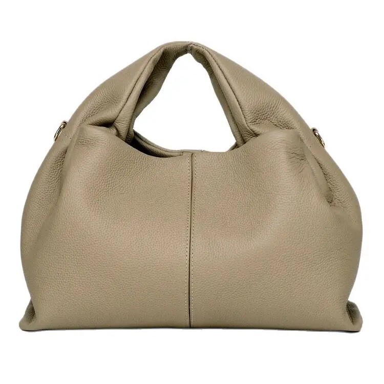 Genuine Leather Fashion Female Shoulder Crossbody Bag Gray Luxury Designer Ladies Hobo Bag Black Handbag Feminine Brown Genuine Leather Fashion Female Shoulder Crossbody Bag Gray Luxury Designer Ladies Hobo Bag Black Handbag Feminine Brown