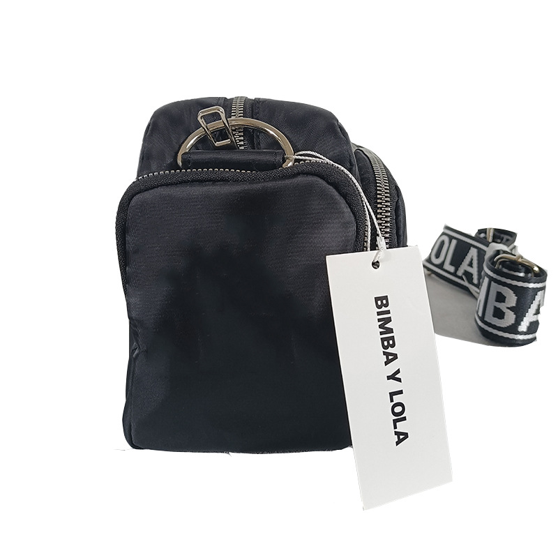 Venta directa de fábrica, bolso bandolera nuevo de Bimba y Lola español, con logo redondo, bolso cruzado de color sólido para mujer.