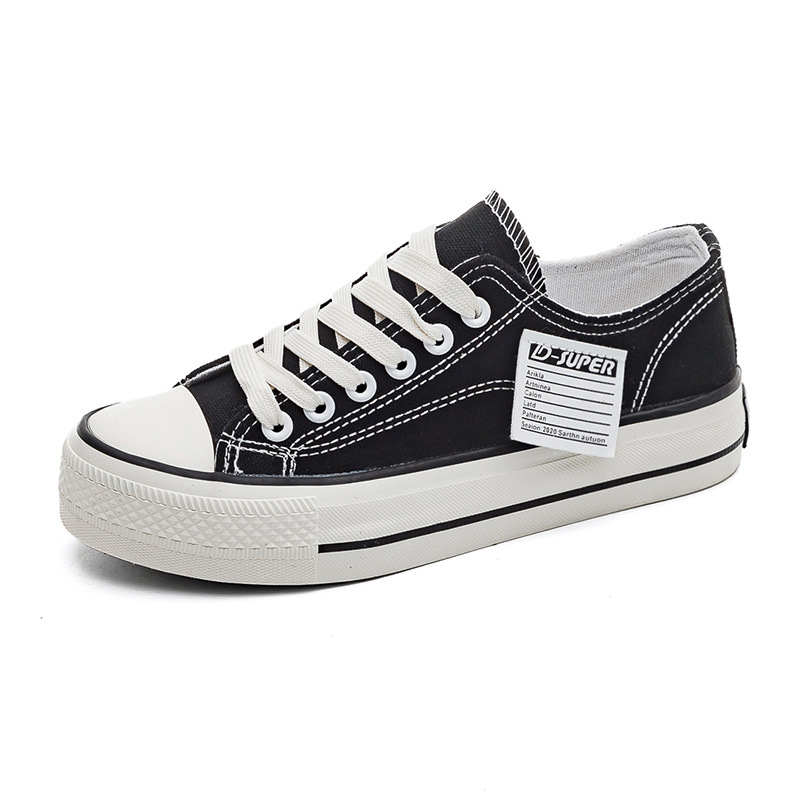 Zapatos de lona de las mujeres 2024 nuevos ins moda verano versátil ulzzang casual otoño tablero Zapatos para Estudiantes