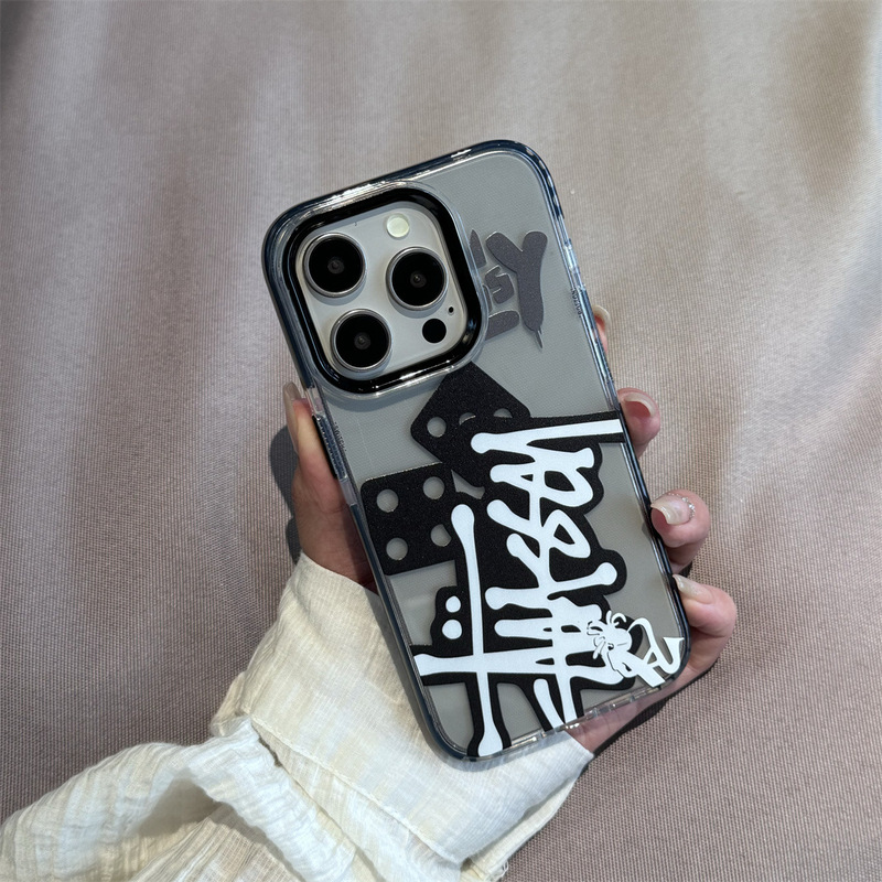 Original trendy brand label for Apple 16promax mobile phone case 12 black frosted 16 niche iPhone11 soft Original trendy brand label for Apple 16promax mobile phone case 12 black frosted 16 niche iPhone11 soft