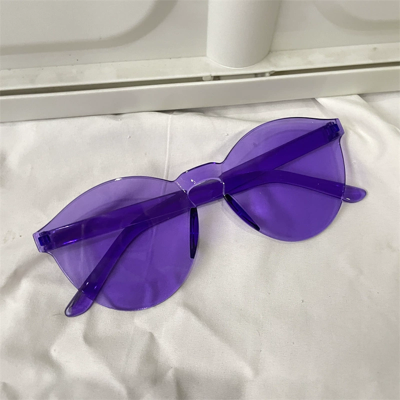 Retro Purple Sunglasses, UV Protection, Multiple Frame Shapes, Width 13–14 cm