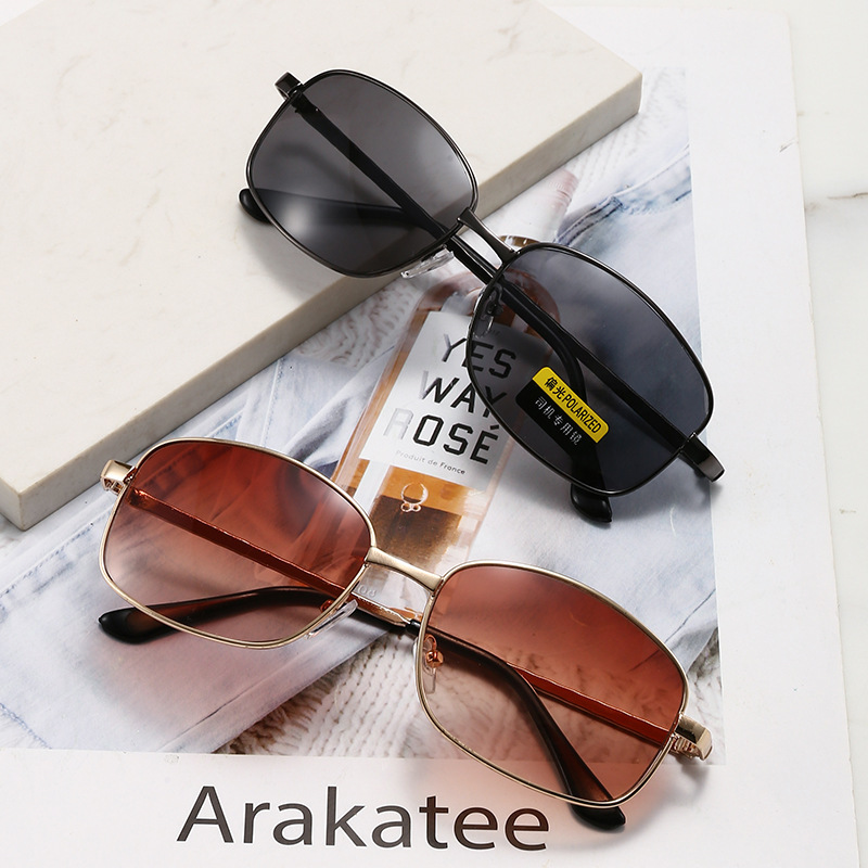 Processing of Anti-Uv Polarized Sunglasses, Unisex Sunglasses, Fashionable Cross-Border Metal Sunglasses Manufacturers