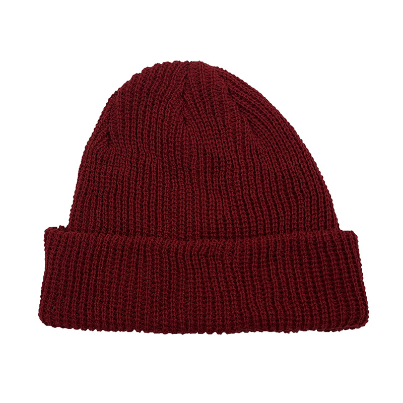 Unisex Korean Style Solid Color Crimping Wool Cap display picture 1