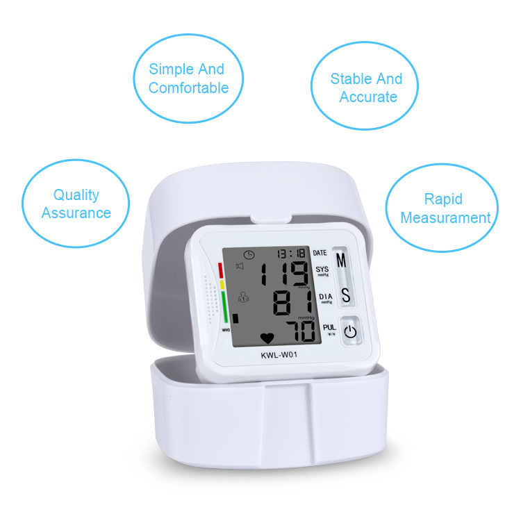 Home medical wrist type automatic voice...
