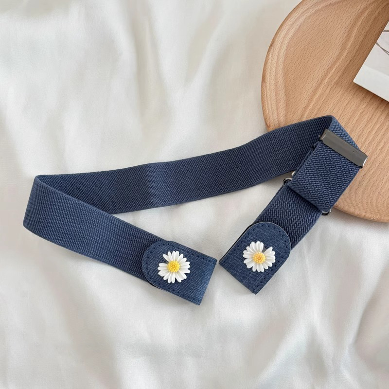 Cinturón perezoso para mujer jeans apretar cinturón portátil cintura artefacto cinturón invisible cinturón elástico simple