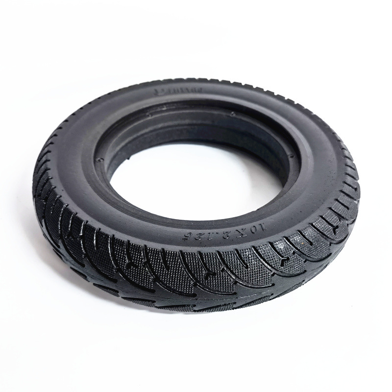10-inch electric skateboard tire, explosion-proof solid tire, no inner tube, outer tire, 10X2/2.125/2.25 vacuum tire