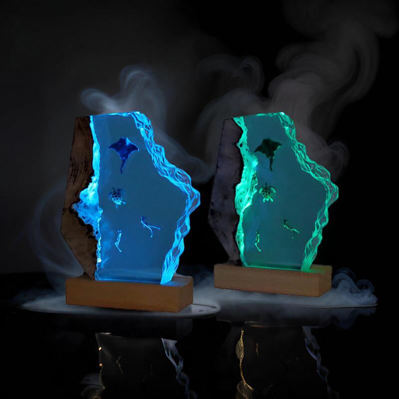 Epoxy Resin Marine Micro-Landscape Ornaments Creative Award Conference Commemorative Gifts Handmade Crafts