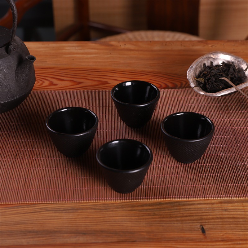 铸铁茶壶 茶杯仿南部铸铁茶壶功夫茶具套装礼品套装送礼佳品茶具