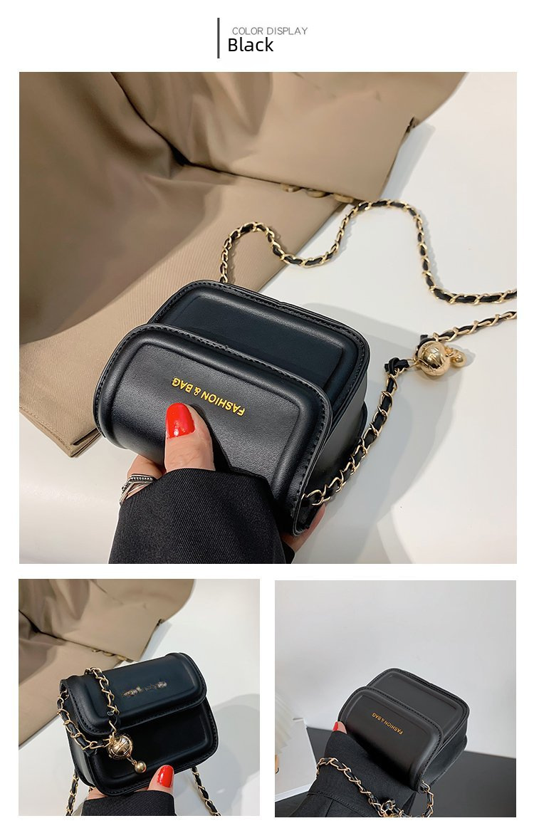 Mini borsa in stile coreano da donna, estate 2022, nuova borsa a tracolla semplice alla moda, trama, piccola borsa quadrata casual alla moda_voghion.com