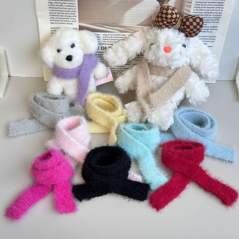 Imitation Rabbit Fur Small Scarf Suitable for Small Accessories, Clothing, 10cm Accessory Scarf, 20cm Doll Clothes Knitted Scarf Imitation Rabbit Fur Small Scarf Suitable for Small Accessories, Clothing, 10cm Accessory Scarf, 20cm Doll Clothes Knitted Scarf