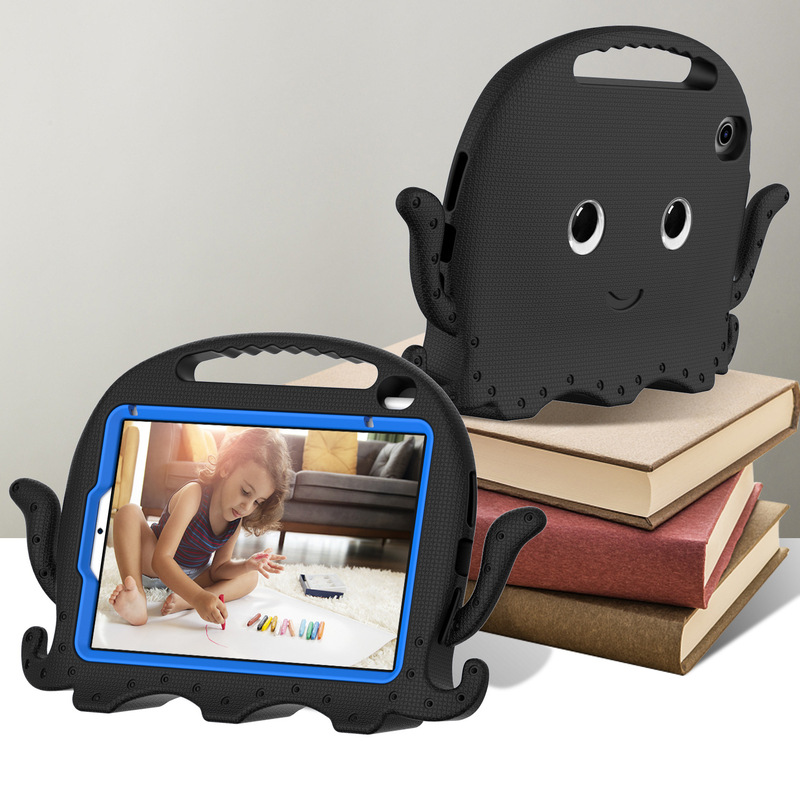For Huawei Lenovo Xiaomi EVA Tablet PC Protective Cover Octopus Children's Drop-resistant Tablet PC Stand