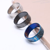 Glossy ring stainless steel, accessory suitable for men and women, European style