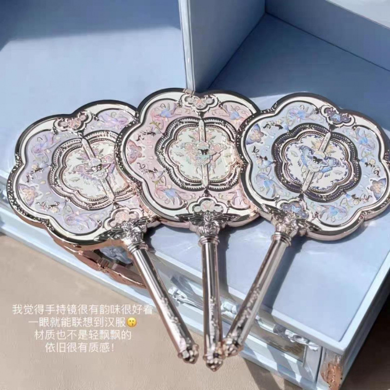 手持镜汉代蝴蝶云伴手礼肩随身镜高颜值花知晓古风闺蜜|undefined