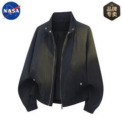 NASA品牌美式休闲夹克男士2025年新款痞帅工装百搭高质量男装外套