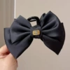 Satin gold label min bow