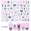 Nail stickers, fake nails, adhesive sticker for nails, suitable for import, English letters