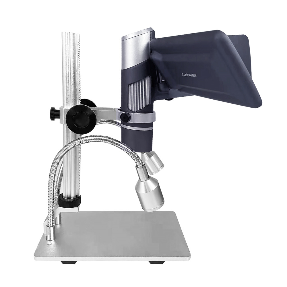 高清4寸带屏便携手持显微镜户外昆虫植物数码放大镜文玩玉石鉴定