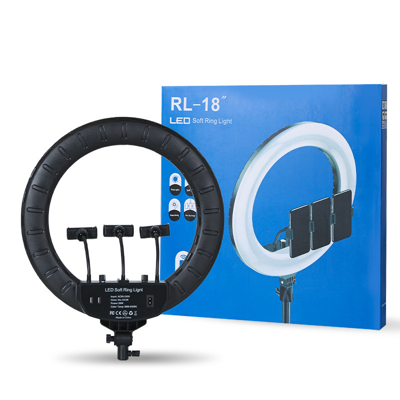 Live fill light ring light photography light beauty lighting RL18 18-inch RL21 21-inch RL14 14-inch Live fill light ring light photography light beauty lighting RL18 18-inch RL21 21-inch RL14 14-inch