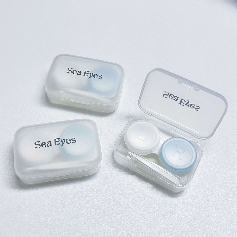 Simple and Portable Contact Lens Case, Companion Box, Beauty Lens Care Box, Double Box, Cartoon Box, Sea Eyes Small Box Simple and Portable Contact Lens Case, Companion Box, Beauty Lens Care Box, Double Box, Cartoon Box, Sea Eyes Small Box