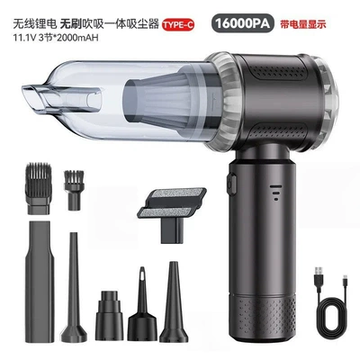 with Blowing and Suction Functions, Handheld Tozsoranlar - 136-vacuum-cleaner-black