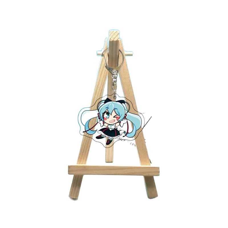 初音未来 miku花初音雪初音学生 动漫二次元周边亚克力钥匙扣挂件|undefined