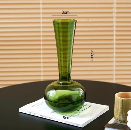 32cm cuello largo color primario verde