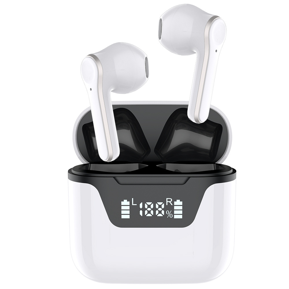 Direct TWS wireless Bluetooth earphones Jerry 73 low-power earphone digital display compartment dual microphone ENC_voghion.com
