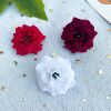 Simulation velvet rose head DIY wedding home decoration flower ring jewelry accessories flowers flower gift rose wholesale