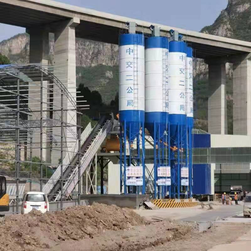 HZS35小型混凝土搅拌站 简易搅拌站 工程搅拌站时产35方混凝土