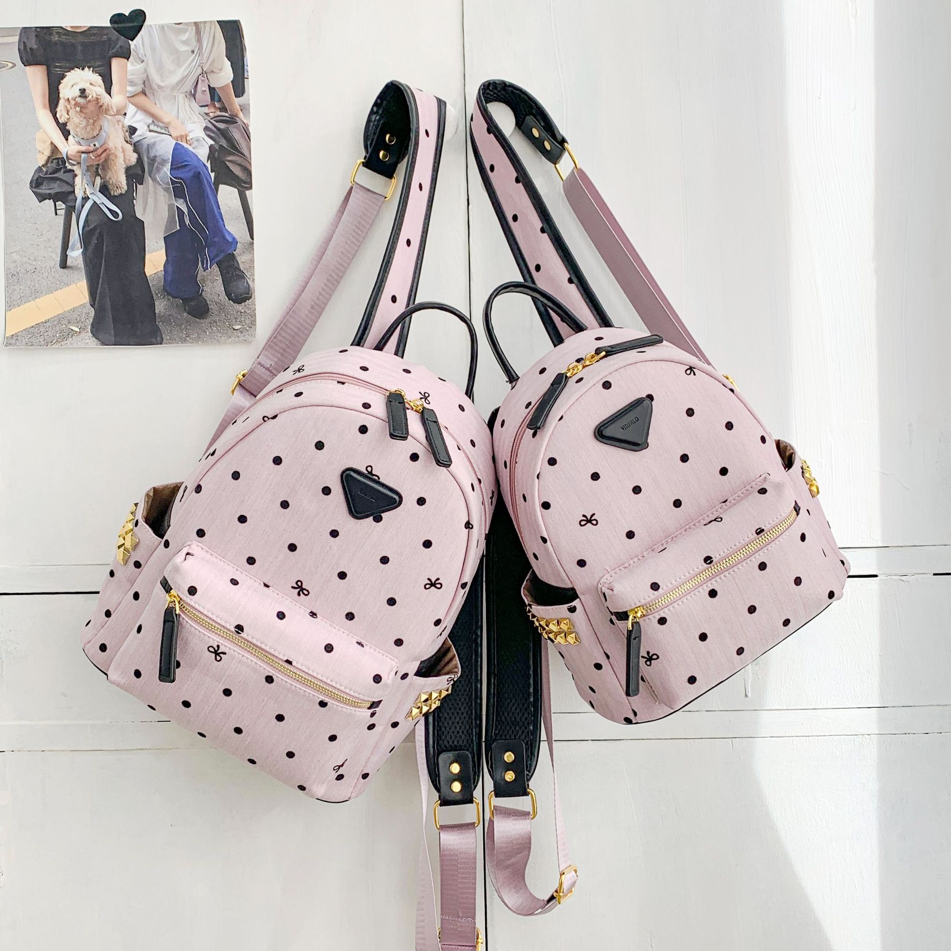 Dolce y lindo arco de chicas mochila de viaje de alta capacidad de comercio exterior transfronterizo mochila de moda