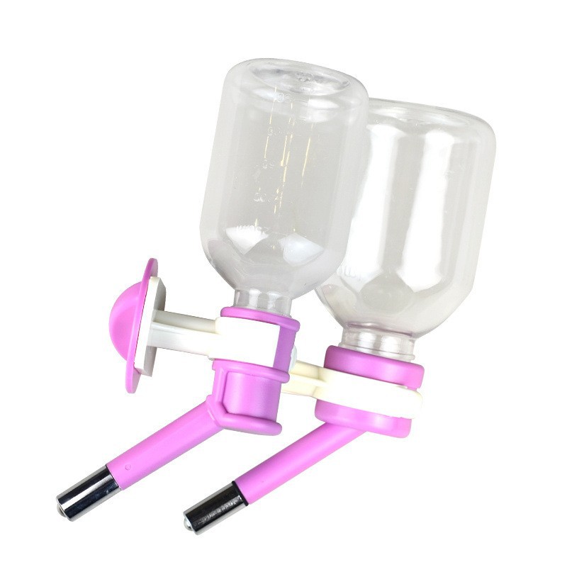 Mascota gato perro hervidor de agua colgando fuente de bebida no húmeda boca colgando perro alimentador de agua jaula colgante beber artefacto